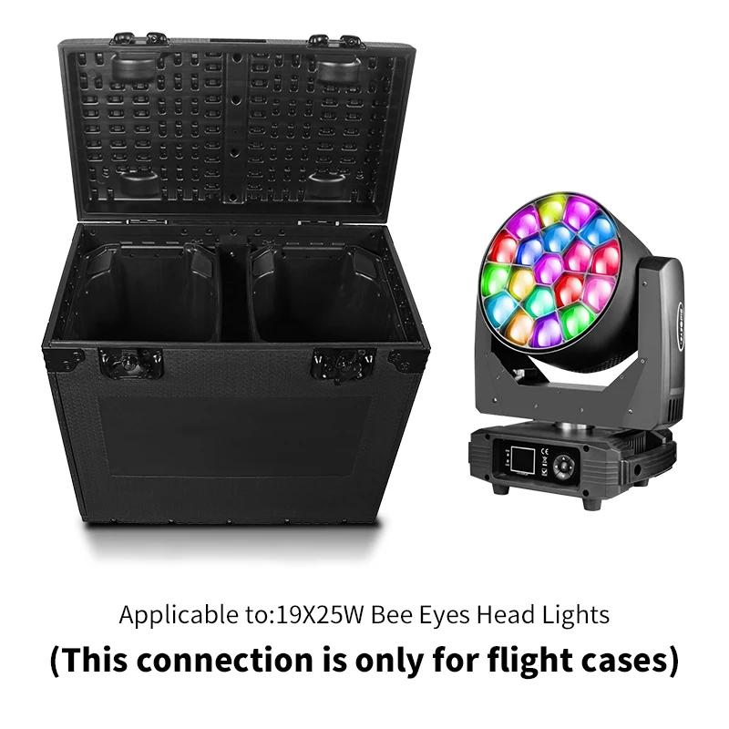 Plastic Flight Case Suitable for 19*15w / 19x25w / 12x18w Flight Case Only for LED Beam Light Box Flight Box Stage Light Case Convenient
