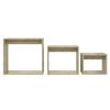 Vidaxl Nesting Tables, 3 Pcs, Sonoma Oak