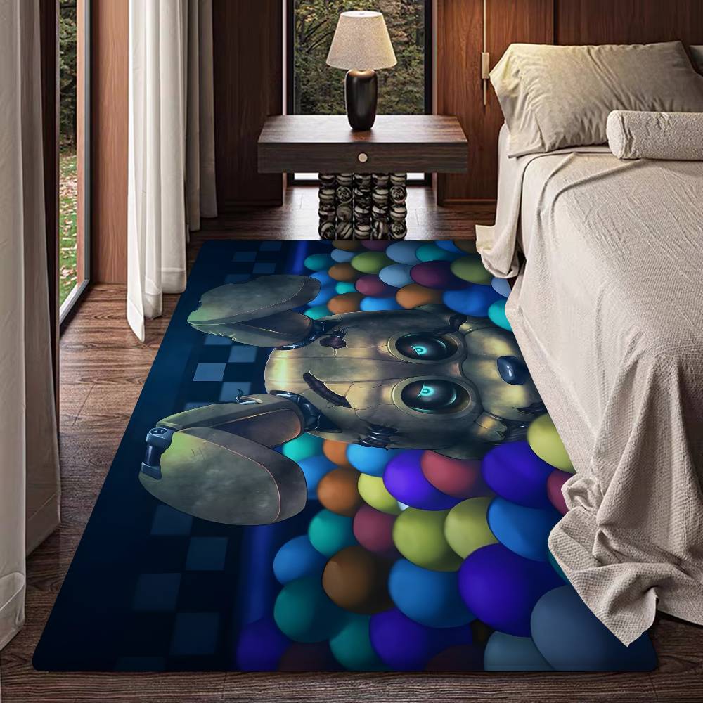 F-FNAF Five-nights-At-Freddys Door Mat Kids Room Bedroom Decoration Balcony Anti-Slip Doormat Living Room Doormat Area Rug