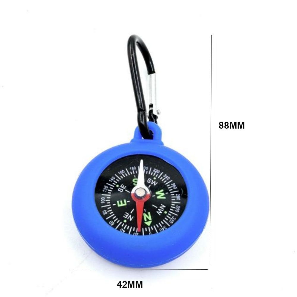 Mini Outdoor Survival Compass Carabiner  For Camping and Outdoor Exploration