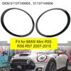 4pcs Front Headlights Taillight Trim Eyelid Frame Kit Grille Trim Cover For Mini Cooper S R55 R56 R57 2007-2015 Eyebrow Ring