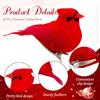 1 Pack 36pcs Christmas Red Feather Fake Birds - Decorative Ornaments For Crafts, Home Decor, And Party Displays