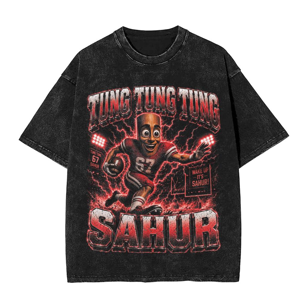 Tung Tung Tung Sahur Found Dead Breaking News Meme Tshirt Men  Unique Cotton Tees O Neck Short Sleeve T Shirt Printed Clothes