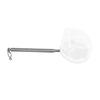  Telescopic fish net, stainless steel extendable handle fine mesh shrimp skimming net, with   length, for aquarium fish pond 