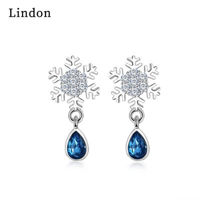 Lindon Copper Alloy Zircon Earrings Drop Earrings For Women Wedding Party Gifts