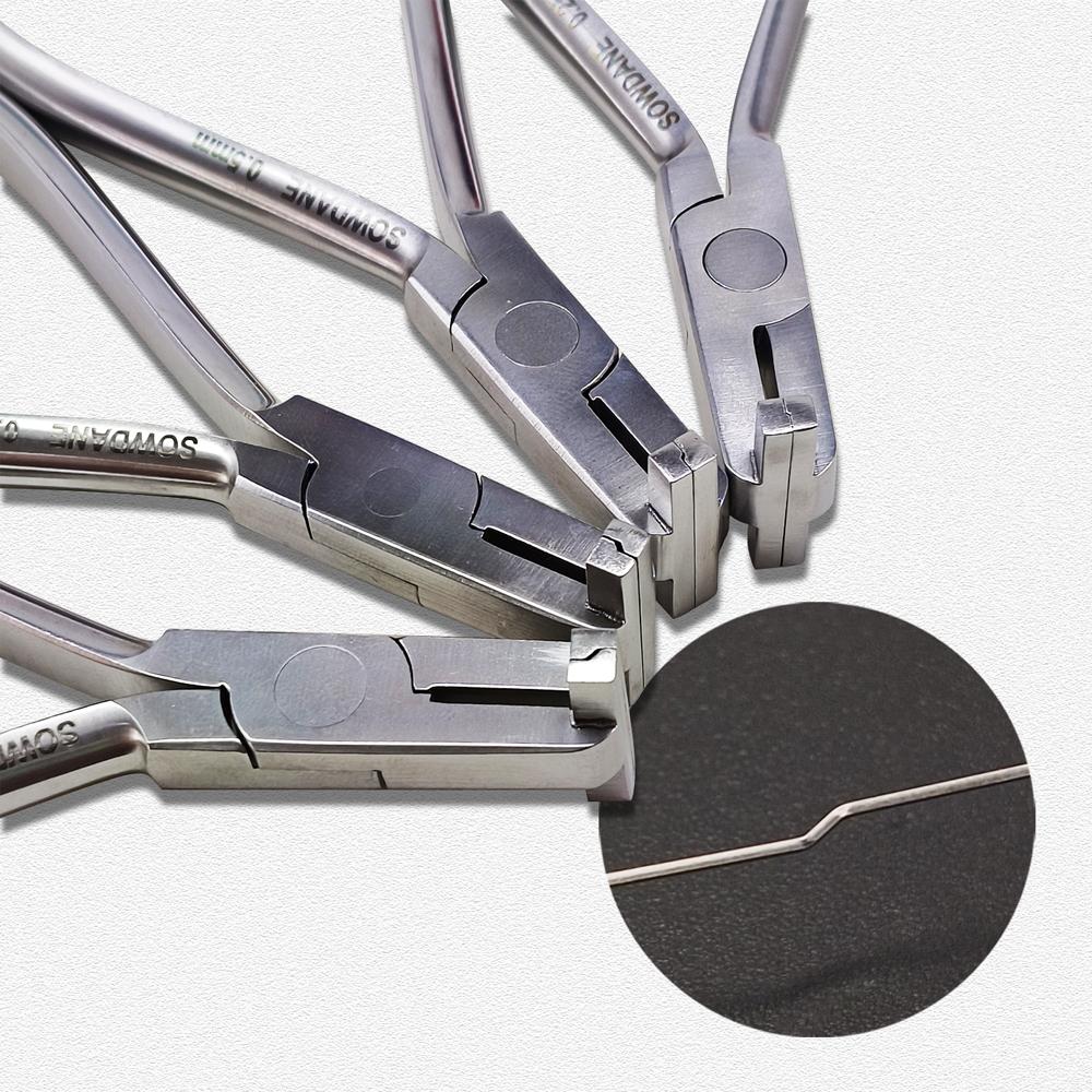 1 piece Dental Orthodontic Wire Step Forming Plier Wire Bending Bend Forcep Dentist Lab Laboratory Instrument Tool