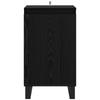 Sideboard in Black Oak Look 40 x 35 x 70 cm Engineered Wood
