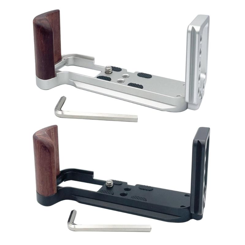 For  X-T30 X-T20 X-T10 Camera Quick Release QR L Plate, Anti Slip Metal Holder Hand Grip, Aluminum Aloy