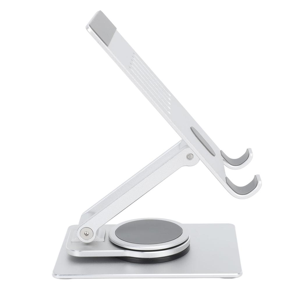 Phone Stand Silver Phone Holder 360 Degrees Rotation Foldable Aluminium Alloy Stable Support Phone Accessory for Tablets