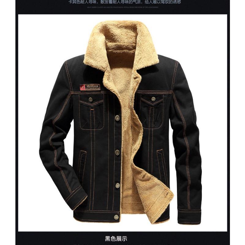 New Winter Men's Clothing Comfortable and Casual Thickened Men's Jacket Single-breasted Slim Jacket
