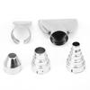 5pcsset Stainless Steel Hot Air Gun Nozzles Heat Blower Accessories