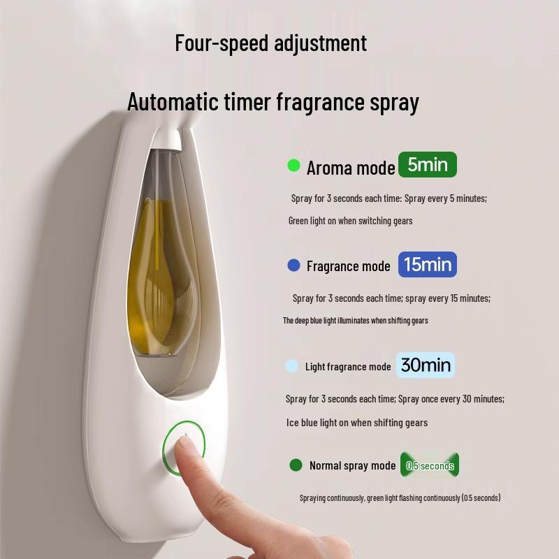 Automatic Aroma Diffuser and Air Humidifier – Eliminates Odors with Long-Lasting Fresh Scent for Bathrooms and Bedrooms