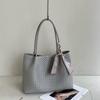 Woven Leather Tote Bag Women Large Capacity Crossbody Shoulder With Magnetic Street Style Daily Use