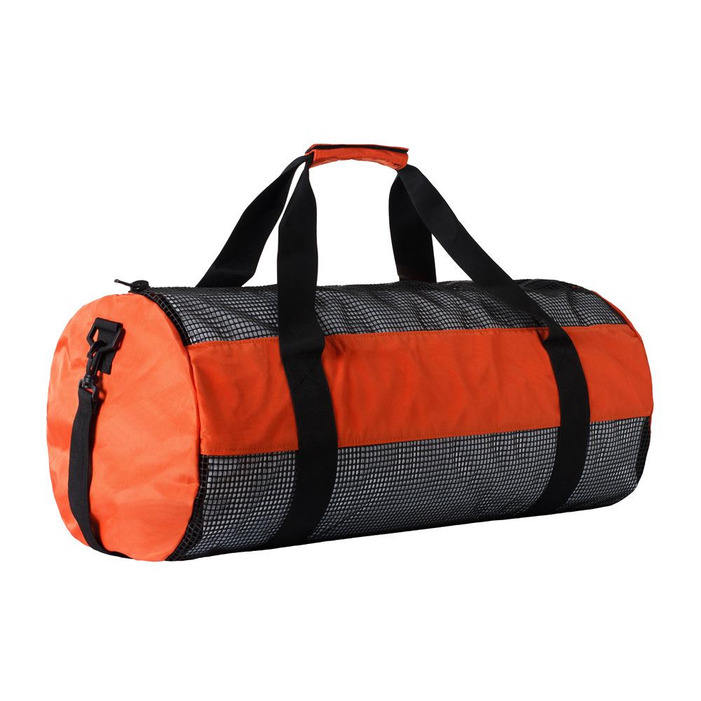 Foldable Diving Gear Duffel: Mesh Equipment Handbag