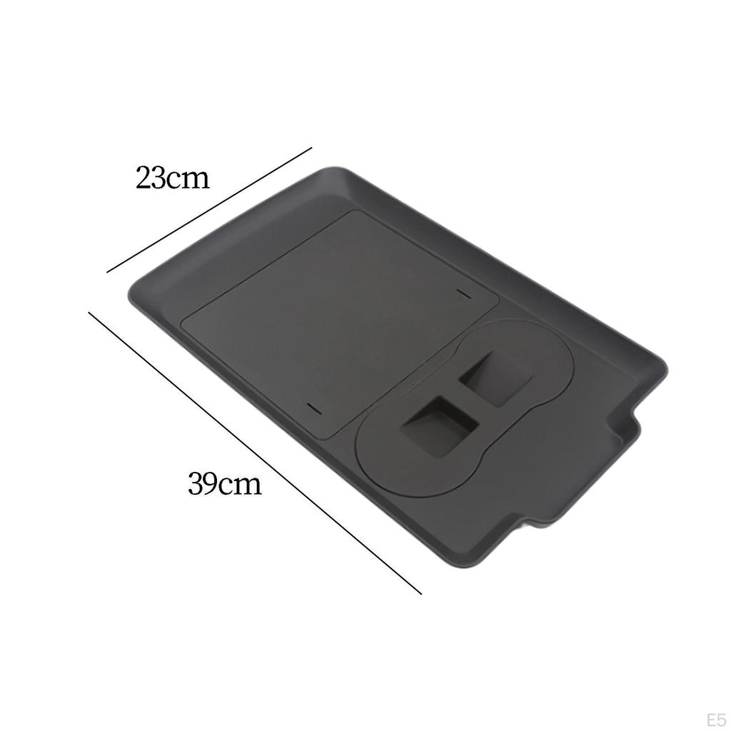 Center Console Tray, Food Eating Table Travel Easy Installation Car Tray Desk for , Model
