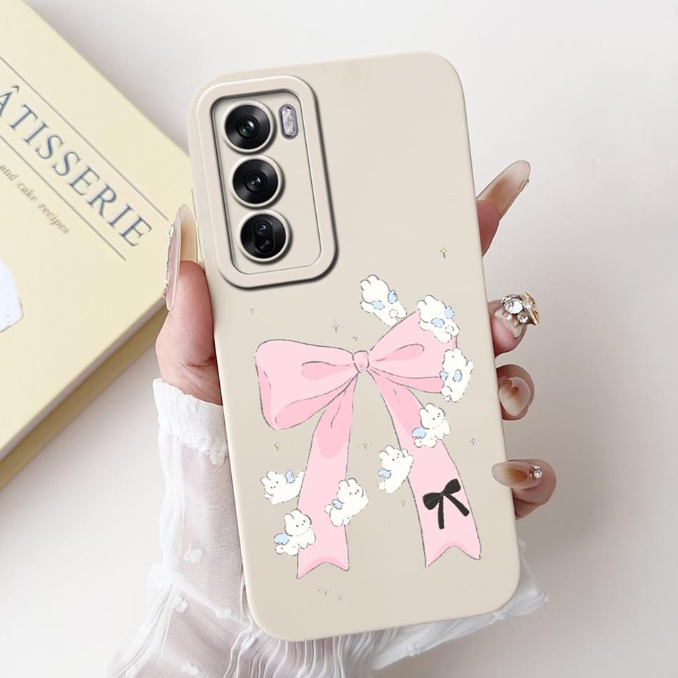 For OPPO Reno12 12Pro Elegant Butterfly Floral Phone Case For Oppo Reno12 Pro Reno 12 5G CPH2625 CPH2629 Soft Silicone Cases