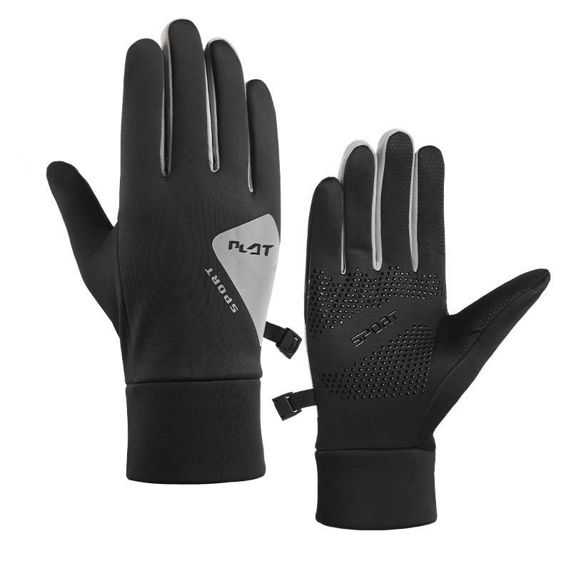 New Unisex Touchscreen Waterproof Cycling Gloves - Windproof, Non-Slip, Ideal for Autumn/Winter Outdoor Sports & Training
