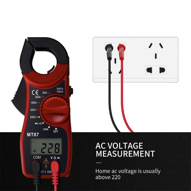 Multimètre Numérique Pince Ampèremètre - Voltmètre AC/DC | Rétroéclairage | Neuf Sous Emballage