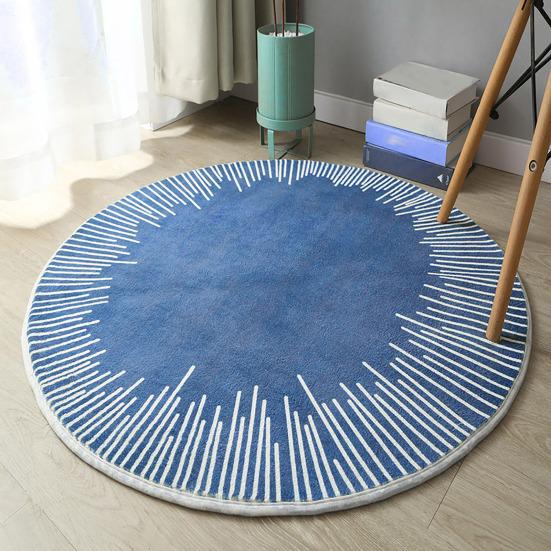 Boho Round Rugs - 2Ft Washable Non-Slip Small Round Area Rug Throw