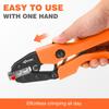 KF CPTEC Ferrule Crimping Tool for Wire Ferrules and End AWG Electrical Terminal Crimping Tool Sleeves, 2-10 (6-35mm²) - Heavy-Duty