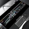 Starship Blueprint Pad Desk Pad Mouse Pad Gamer Computer Cabinet Star Trek Game Office Accessories Keyboard Anime Extended Large