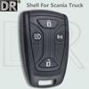 DR 4Button Repalcement Truck Remote Key Shell Case Fob Housing For SAAB Scania DC13 141 143 148 4X2 6X2R GRS905 G P R S Series