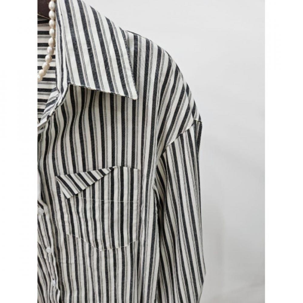 C S In The Room Diz Stripe poCket Shirt 2Color