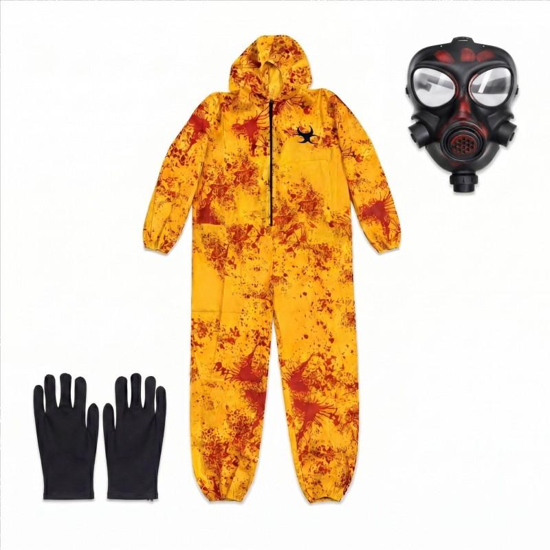 Halloween Cosplay Costume Zombie Theme Radiation Protection Suit Role Play