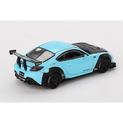 MINI GT 1/64 Scale Toyota GR86 LBNation Baby Blue (Right-Hand Drive) Finished Model MGT00873-R