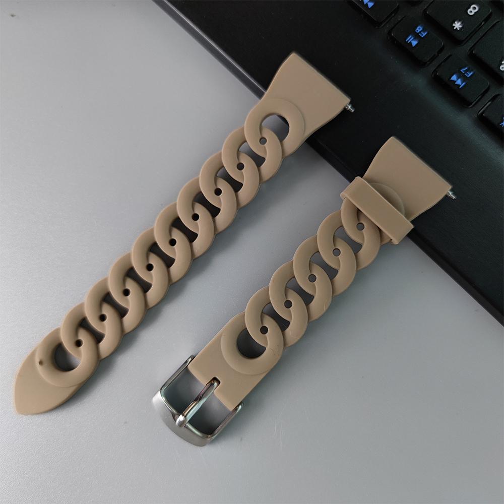 20mm/22mm Silicone band For Amazfit bip/6/5/GTR 4/3 Pro 42mm/47mm/GTR2/stratos 2/3 Watch Bracelet Amazfit GTS 4/2/2e Mini straps