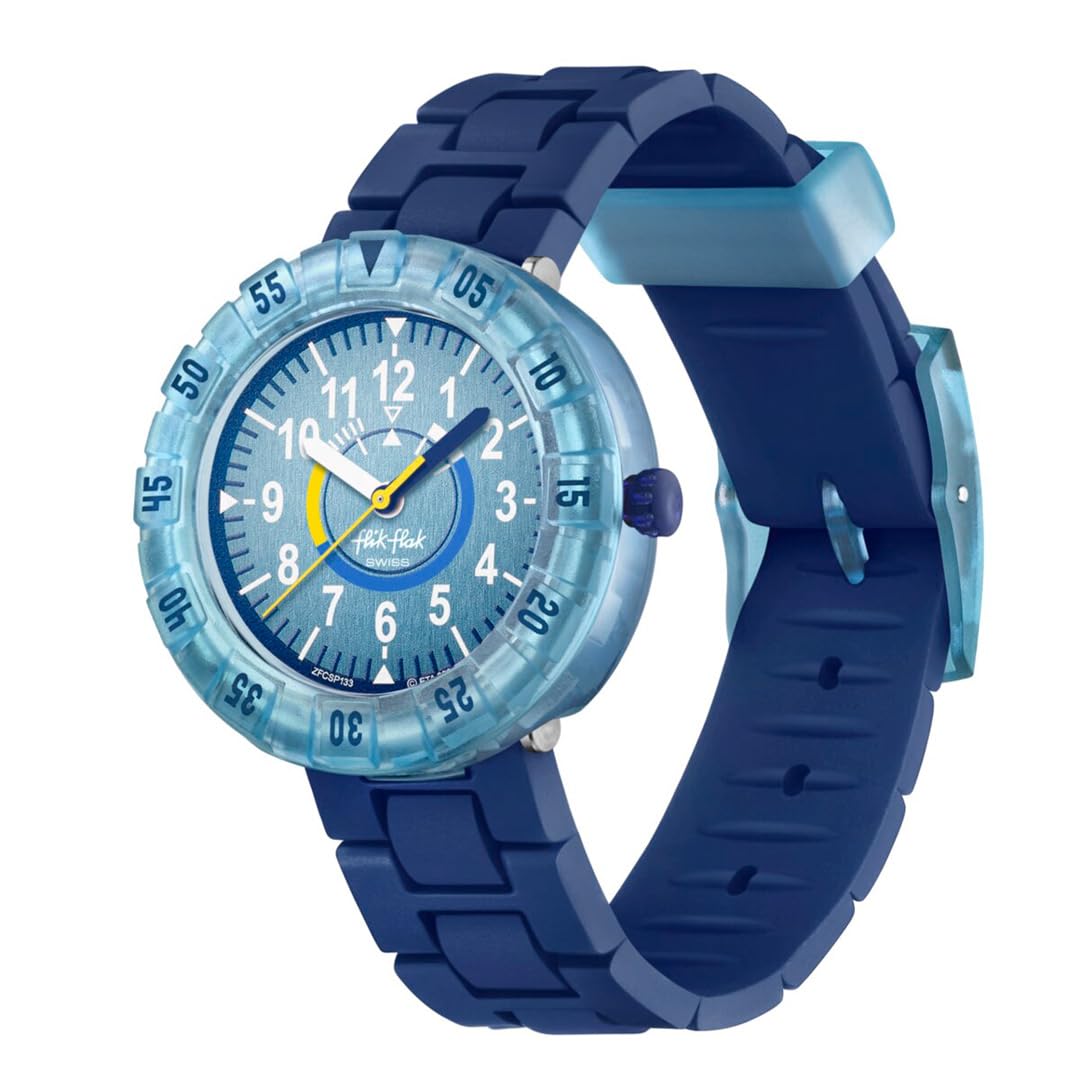 

Swatch Flick Flak BLUEBRICK FCSP133 Boys Blue Watch