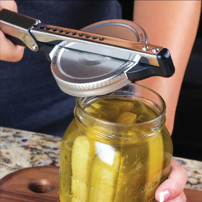 Kuchyňské doplňky Úchytka Otevírák na konzervy Manuální Nerezový Nastavitelný Multifunkční Otevírák na víčka sklenic