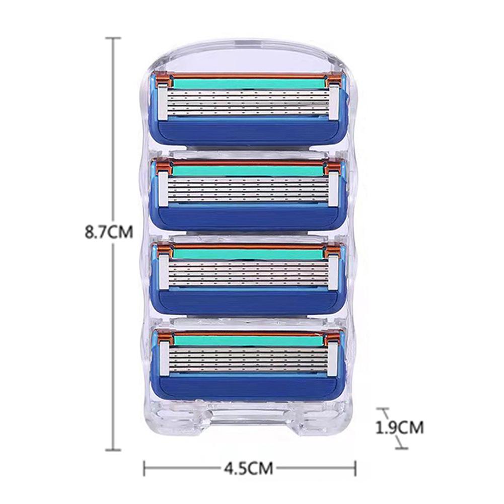 

New 16pcs Beard Clipper Replacement Stainless Steel Shaver Blades Sharp for Proglide for Men Friends Lovers Families 4Pcs