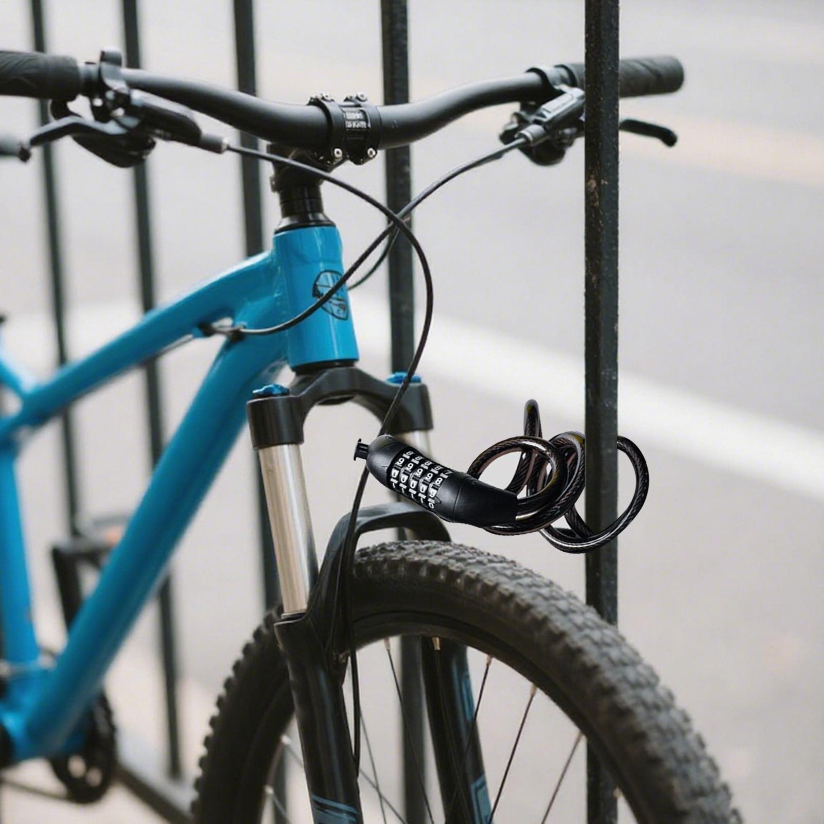 Combination Bike Lock Heavy Duty Combination Anti Theft Bike Lock Cycling Supplies for Teens Youth Adults Handlebar Stroller China Mainland