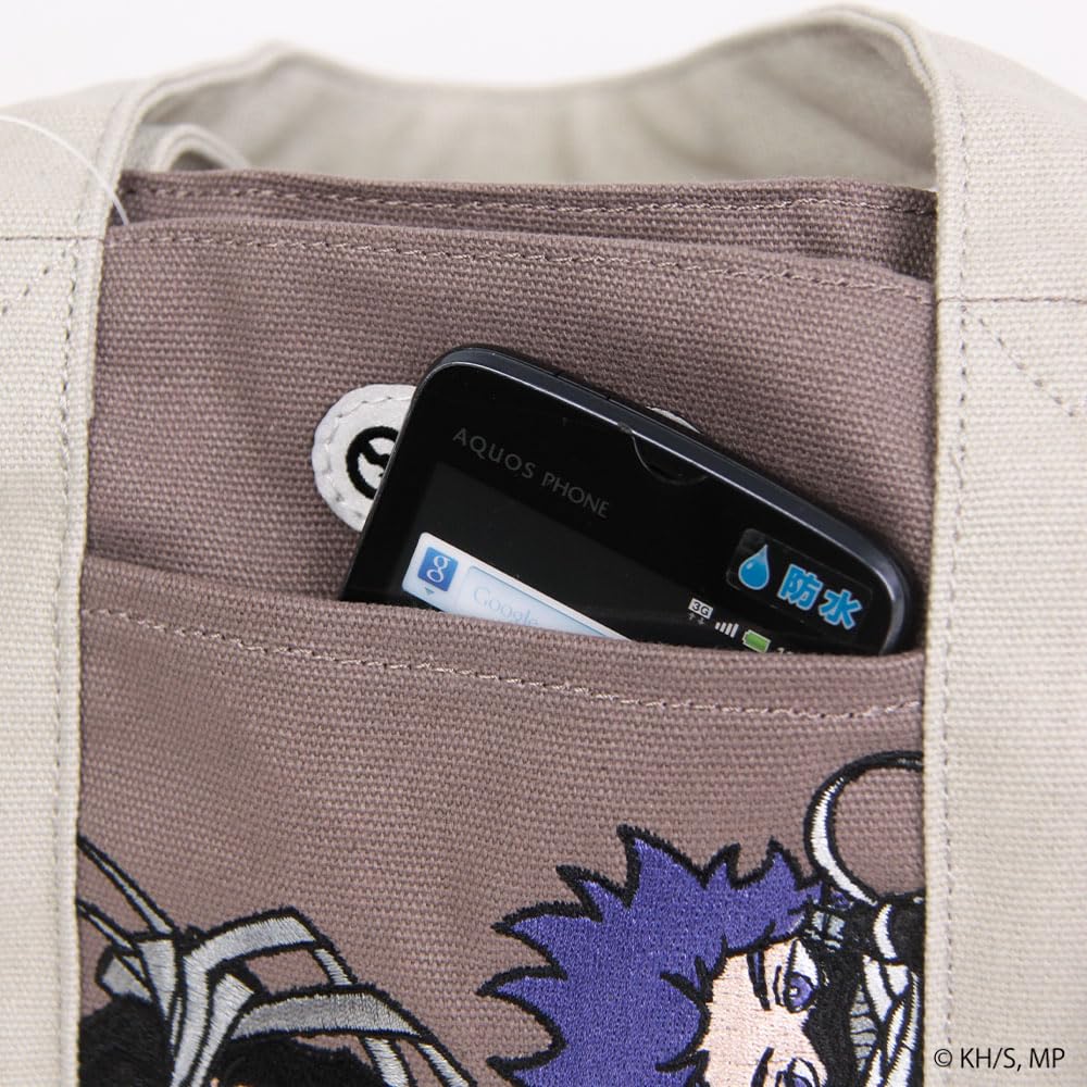 Hero Academia x OUTDOOR Mini Character Tote Bag with Keychain Hitoshi Shinso x Shota Aizawa ODHA12 Gray [My PRODUCTS] -