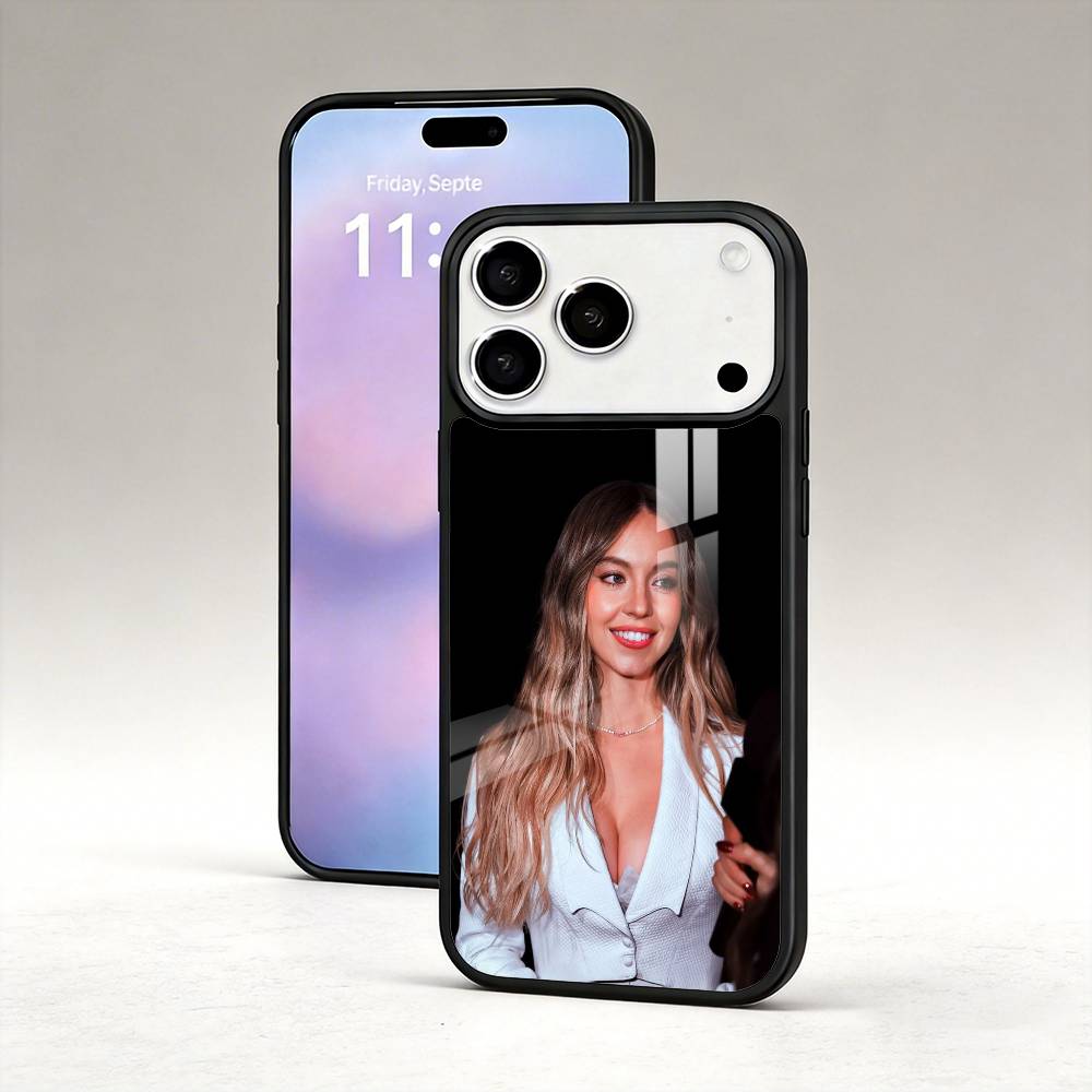 Schauspielerin S-Sydney Sweeney Handyhülle Für iPhone 17,16,15,14,13,12,Pro,Max Für Magsafe Magnetisches Kabelloses Laden