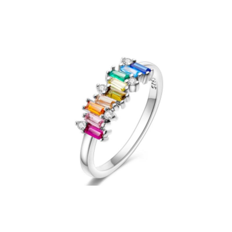 New Disney Fashion Sun Sapphire Couple Fit Pandora Birthday Gift Valentine's Day Limited Edition Ring