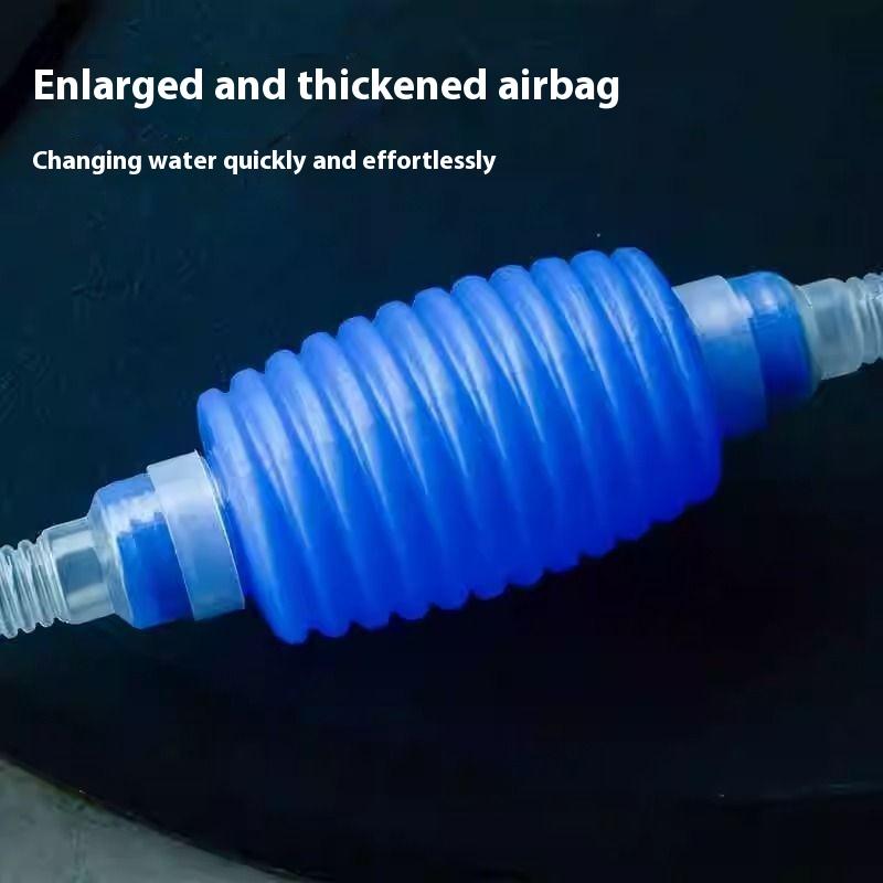 1Pcs Aquarium Siphon Gravel Cleaner, Manual Water Changer for Fish Tank with Sand Cleaning & Waste Removal