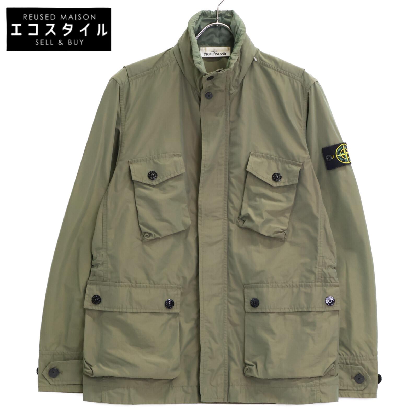 

STONE ISLAND 741540922 Green 21 Stainless Steel Nylon Repsfield Jacket Jacket M khakiUsed