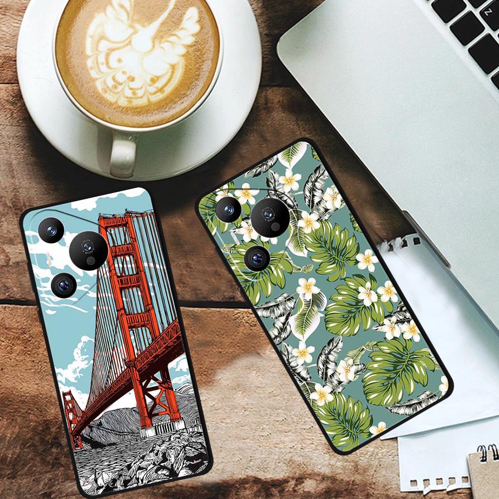 Huawei Pura 70 Pro Embossed Color Painting Phone Case with High-Grade Texture - 1 Piece.