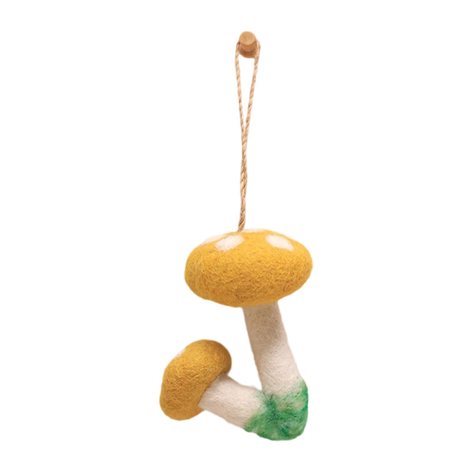 

Cartoon Mushroom Shape Phone Pendant Cuteness Accessory Phone Jewelry Suitable for Backpacks Keys and Mobile Devices жёлтый