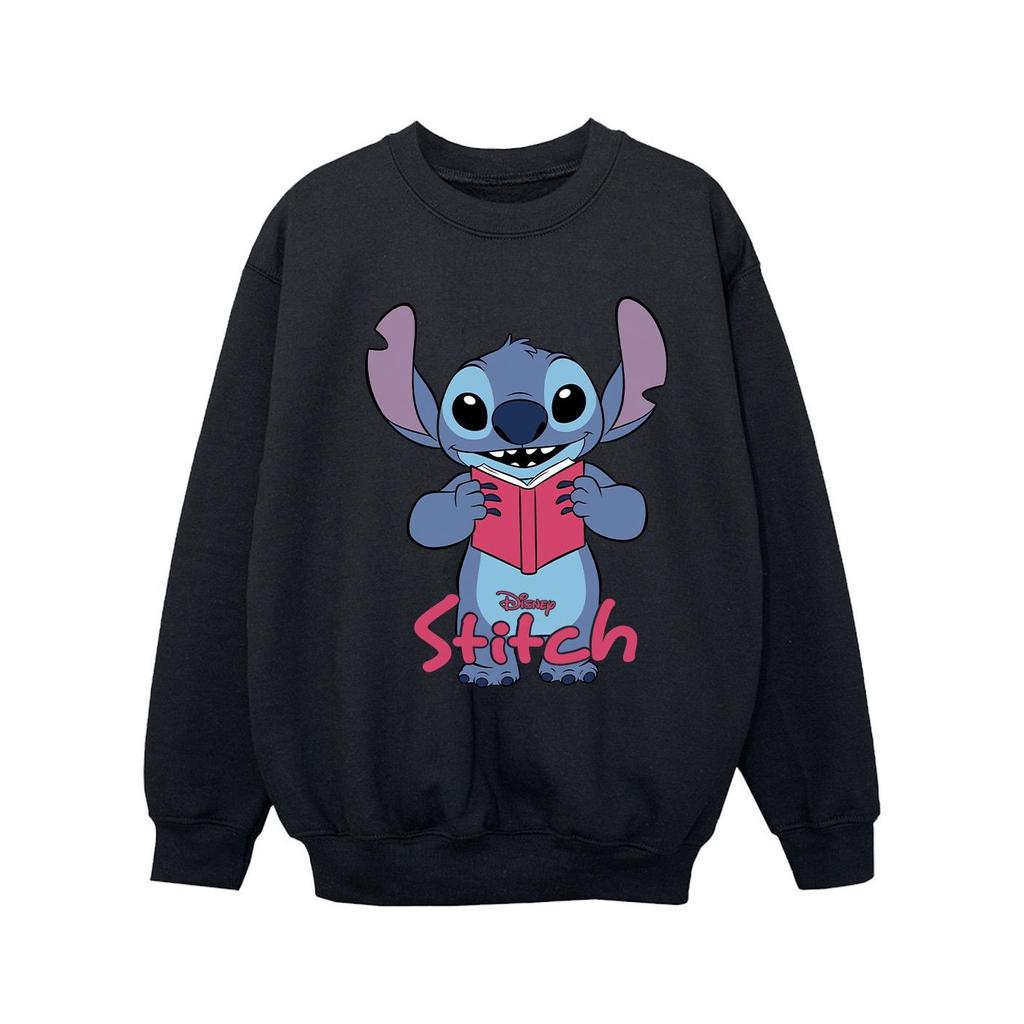 Lilo & Stitch Mädchen Lesen Stehen Sweatshirt