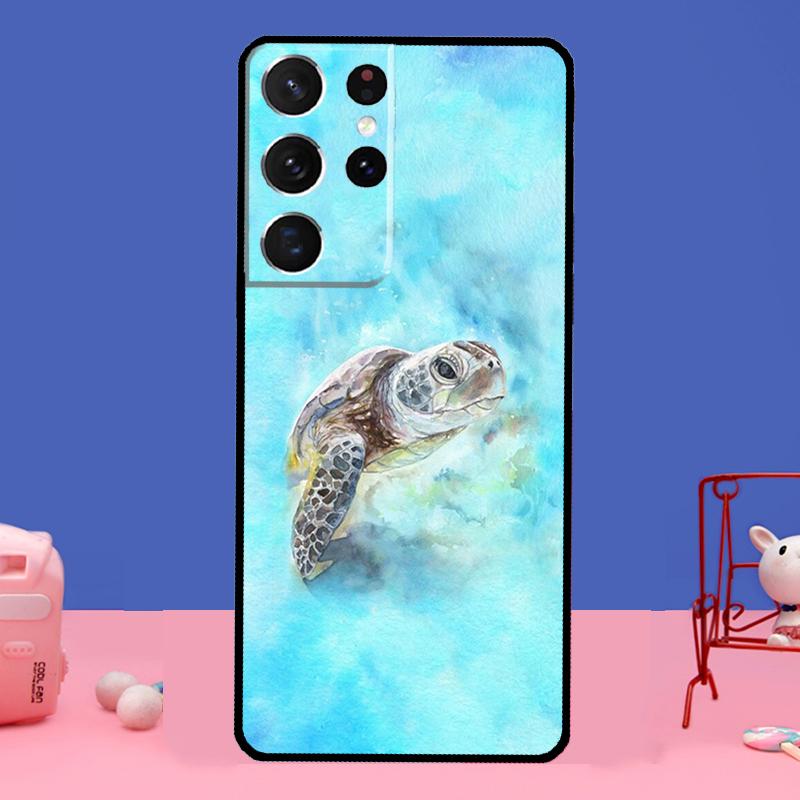 Ocean Sea Turtle Phone Case For Samsung Galaxy S21 Ultra S20 FE S8 S9 S10 S21 Plus Note 20 Ultra Full Cover