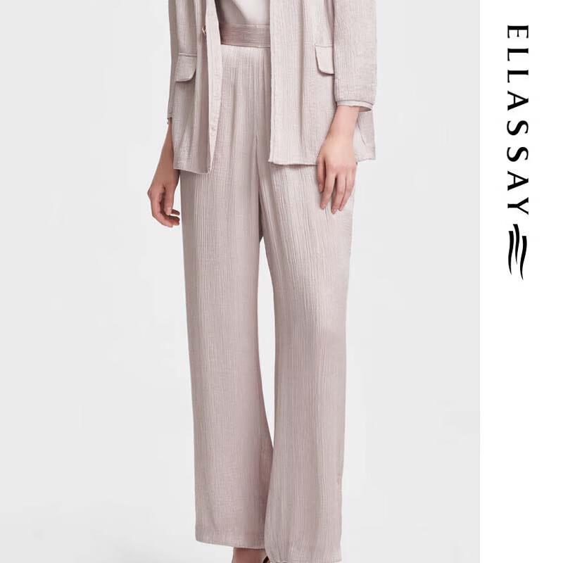 

ELLASSAY Pleated Draped Loose Trousers M