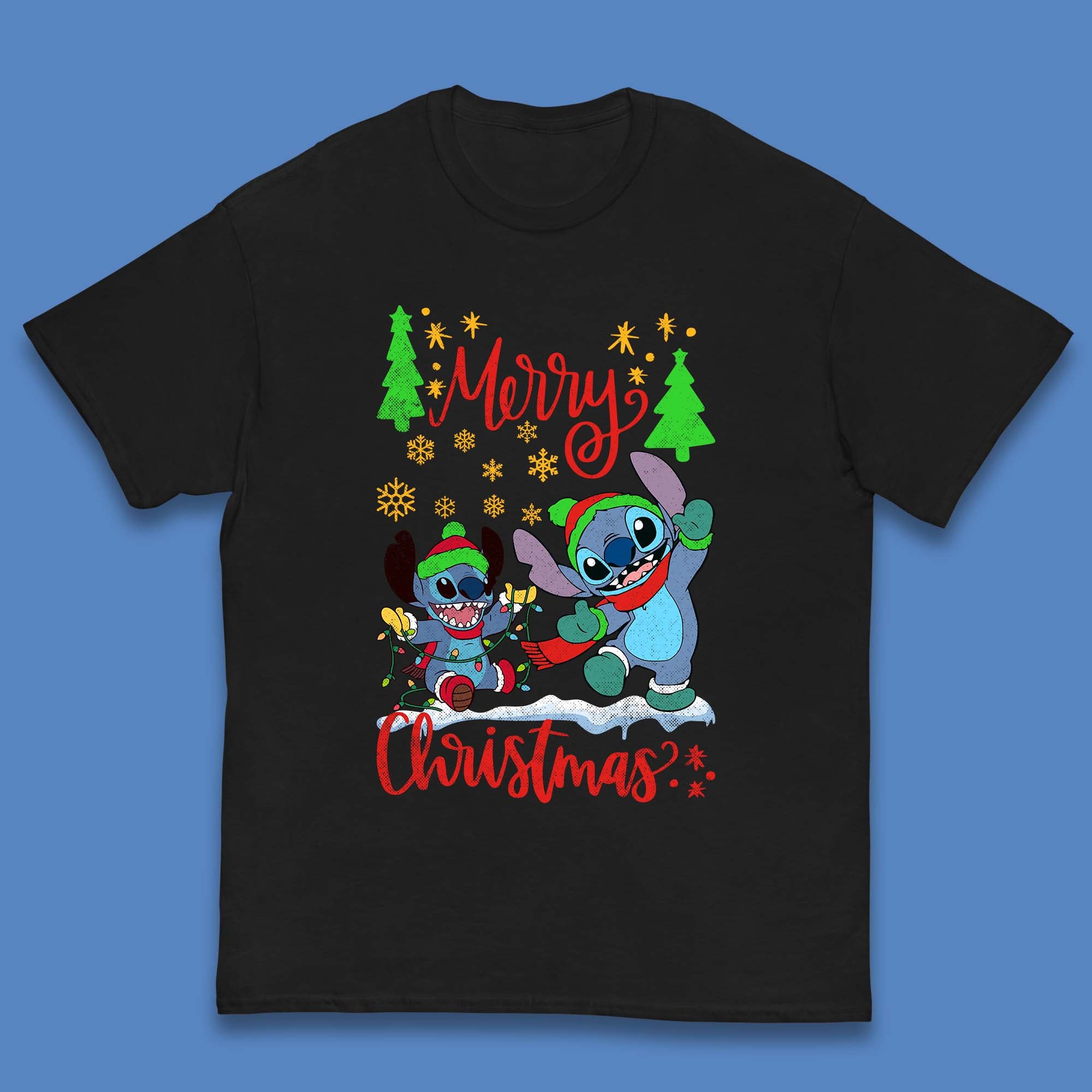 Stitch Squad Christmas Kids T-Shirt 160