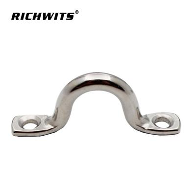 304 & 316 Stainless Steel U-Shaped Saddle Handle with Hump Fixed Buckle for Yacht Bow