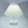 Pleated Table Lamp with Soft Light Adjustable for Bedrooms Living Room and Office Desk Lampshade
