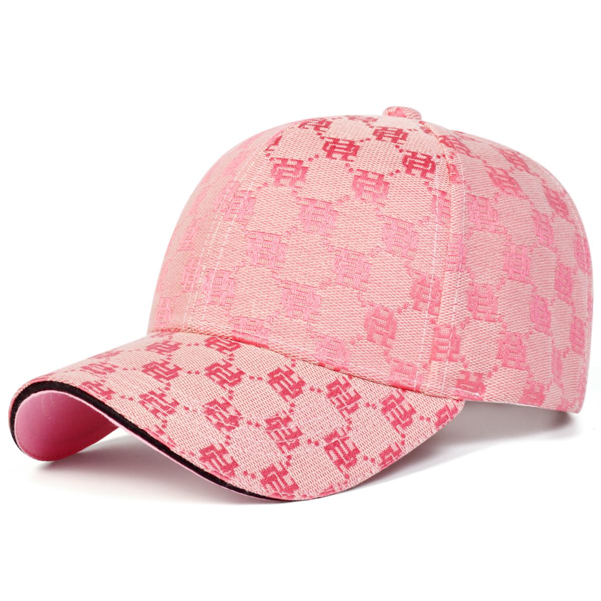 Symbol Presbyopie Gemustertes Baseball Cap Herren Freizeit Sport Hip-hop Hut Verstellbar Outdoor Reisehüte Sonnenschutzmützen rosa
