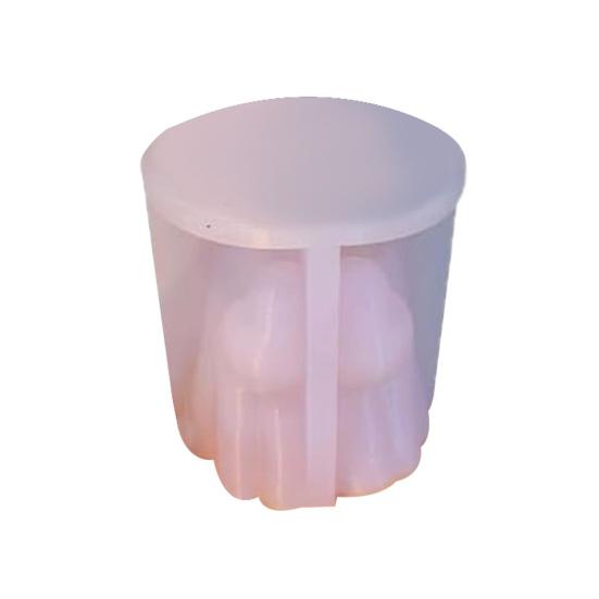 Middle Finger Ghost Mold Halloween Ghost Mold DIY Craft Resin Casting Mold for Paraffin Gel Beeswax Ghost Figurine