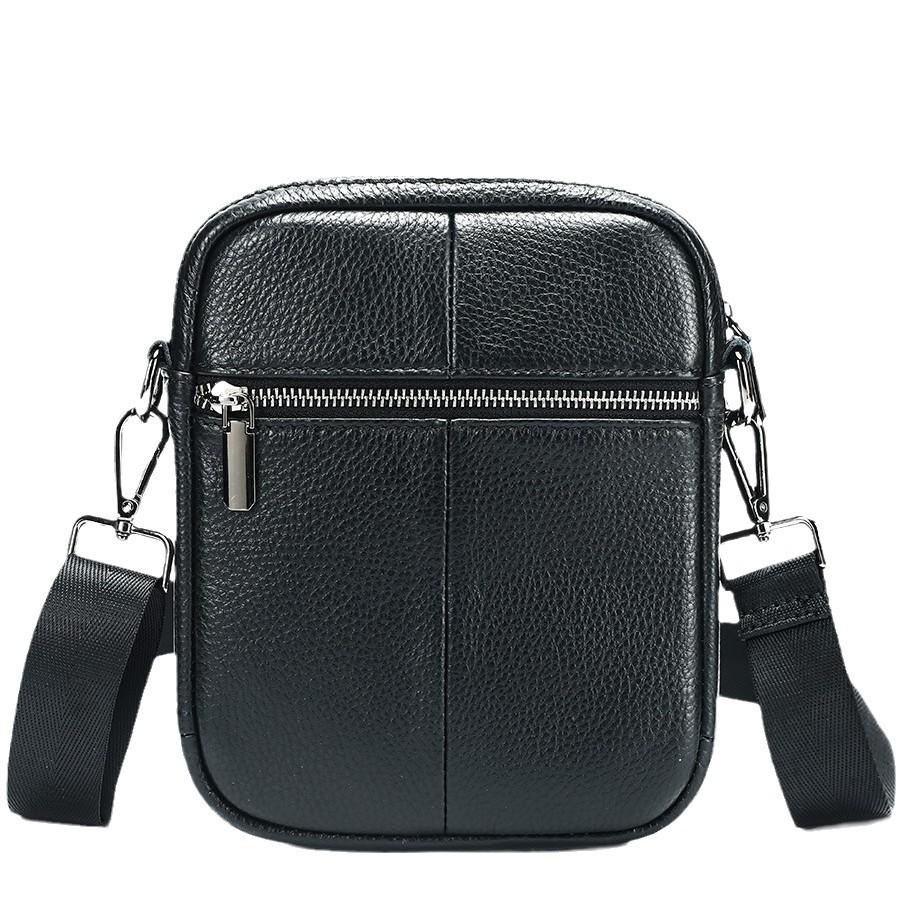 Męskie Torby Crossbody na Ramię ze Skóry Naturalnej Wysokiej Jakości Modna Torba Kurierska dla Biznesmena Torby Skórzane